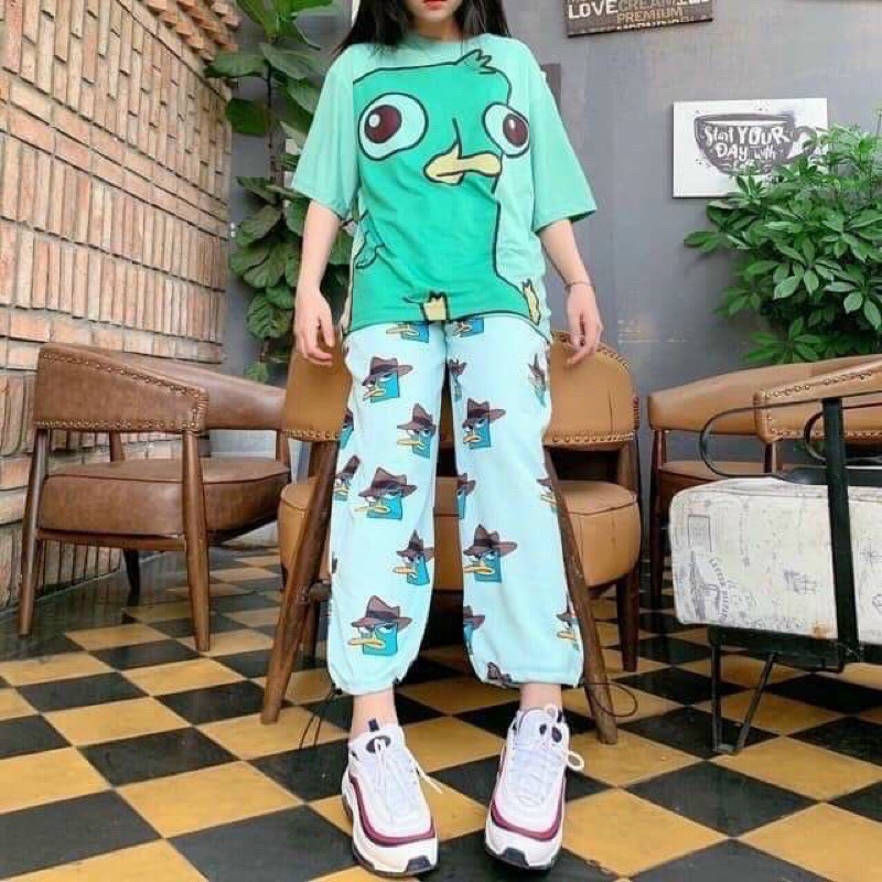 FREESHIP 50K - Quần Cartoon In Hình Siêu Mịn, Rõ Nét Unisex - QHOATHINHVIT