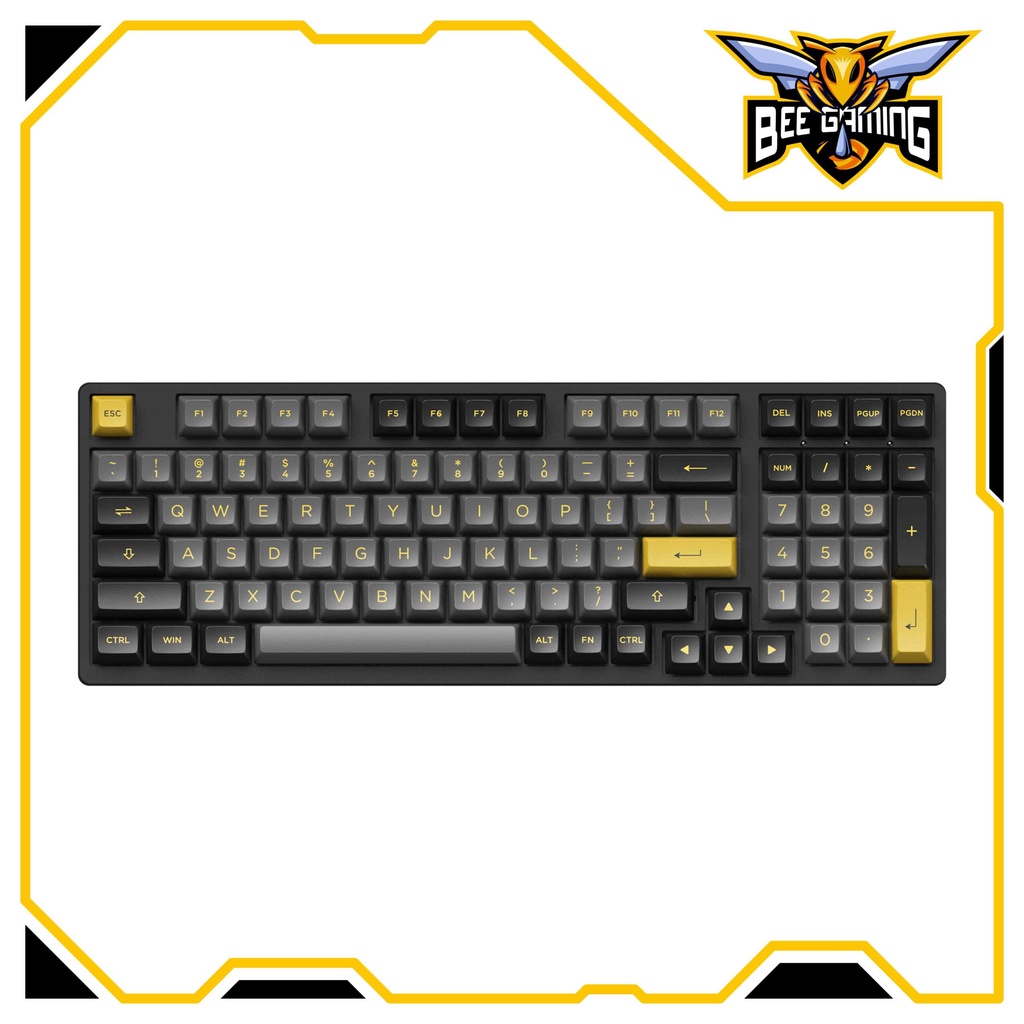 Bàn phím cơ AKKO 3098N Multi-modes Black Gold