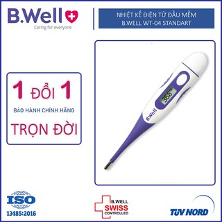B.Well Swiss WT 04 Standard - Nhiệt Kế Điện Tử Đầu Mềm Linh Hoạt - Bảo Hành Trọn Đời