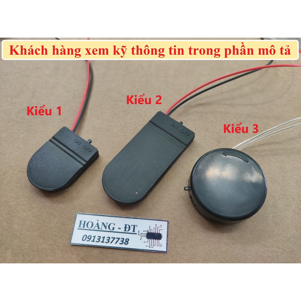 Đế pin CR2032 (có dây)