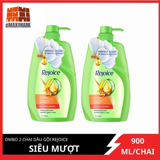 COMBO 2 chai dầu gội Rejoice Siêu mượt 900mlX2