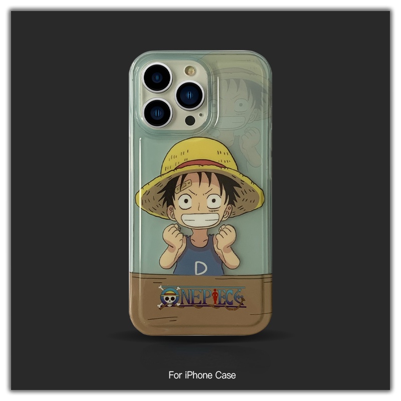 Ốp Điện Thoại Mềm Trong Suốt In Hình One Piece Cho iPhone 14 / 13 / 12 Pro MAX / 13Pro / 12Pro / 12 / X / XS / XR / XS MAX / 11 / 11 Pro MAX