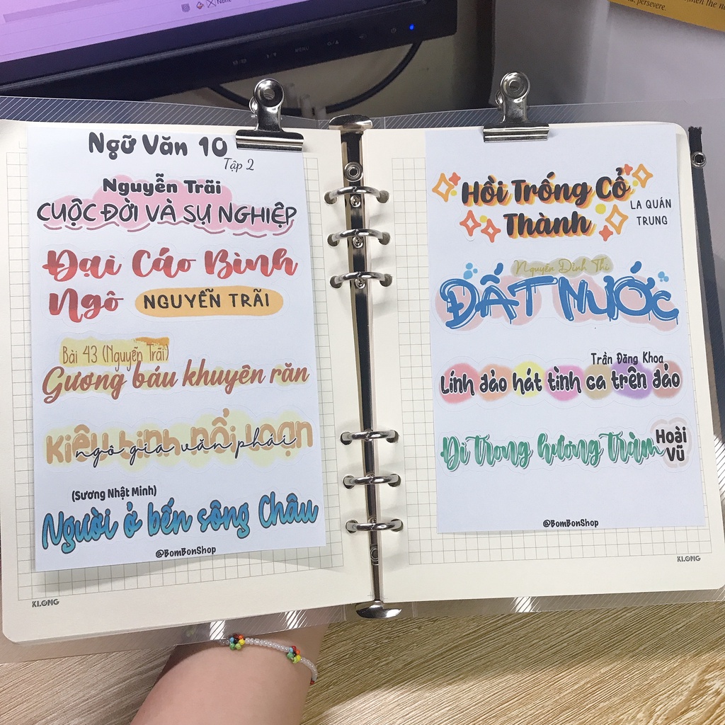 Tiêu đề văn học lớp 10 chương trình mới , nhãn dán tựa bài văn 10.