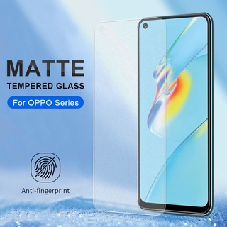 Kính cường lực nhám full màn chống vân tay cho OPPO F5 F7 F9 F11 Pro A5S A12 A15 A15S A16 A31 A32 A33 A53 A53S A54 A55 A74 A91 A92 A93 A94 A95 A5 A9 2020 Reno 3 4 5 6 7 8