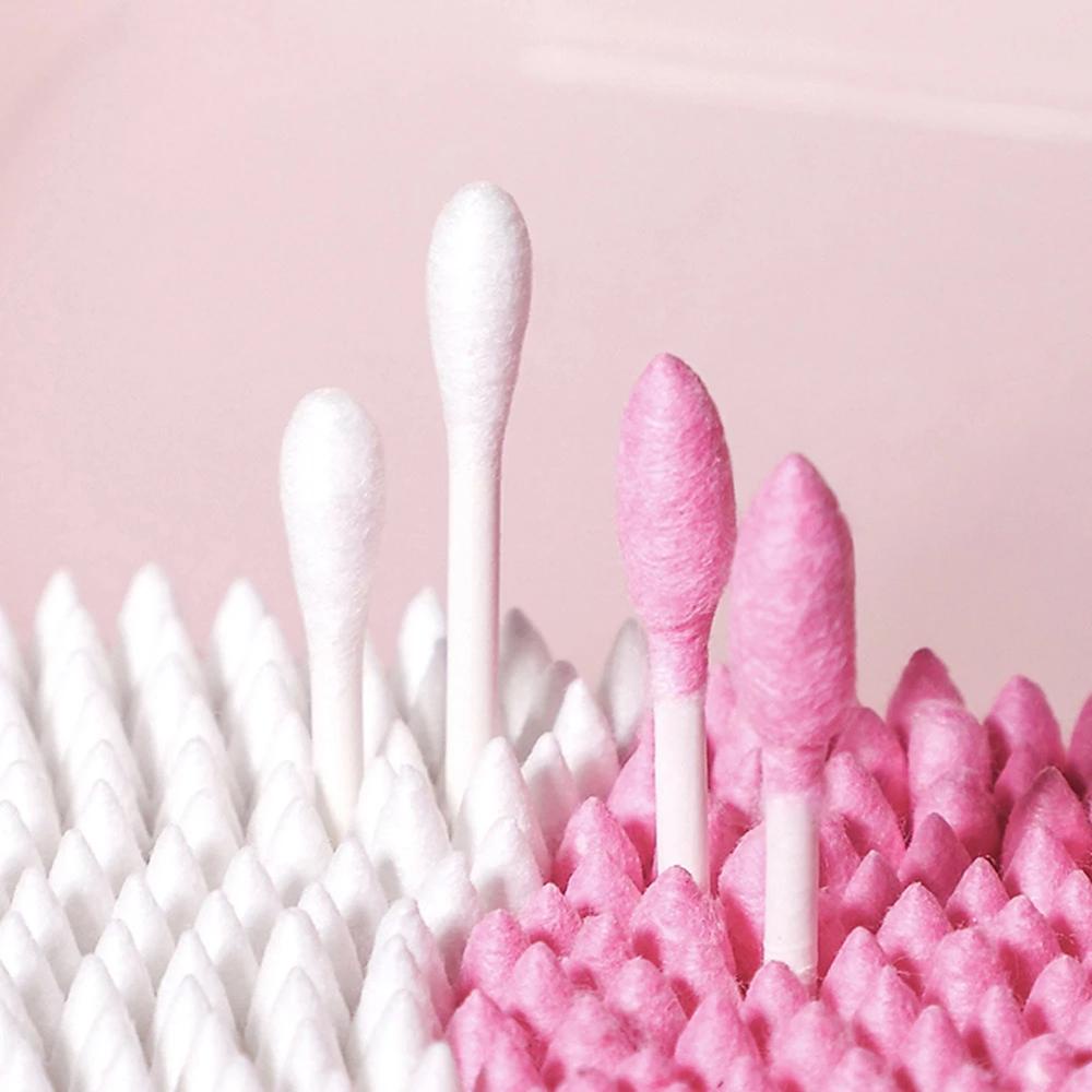Tăm Bông Cotton Vệ Sinh Tai Dùng Một Lần Tiện Dụng Cho Nữ
