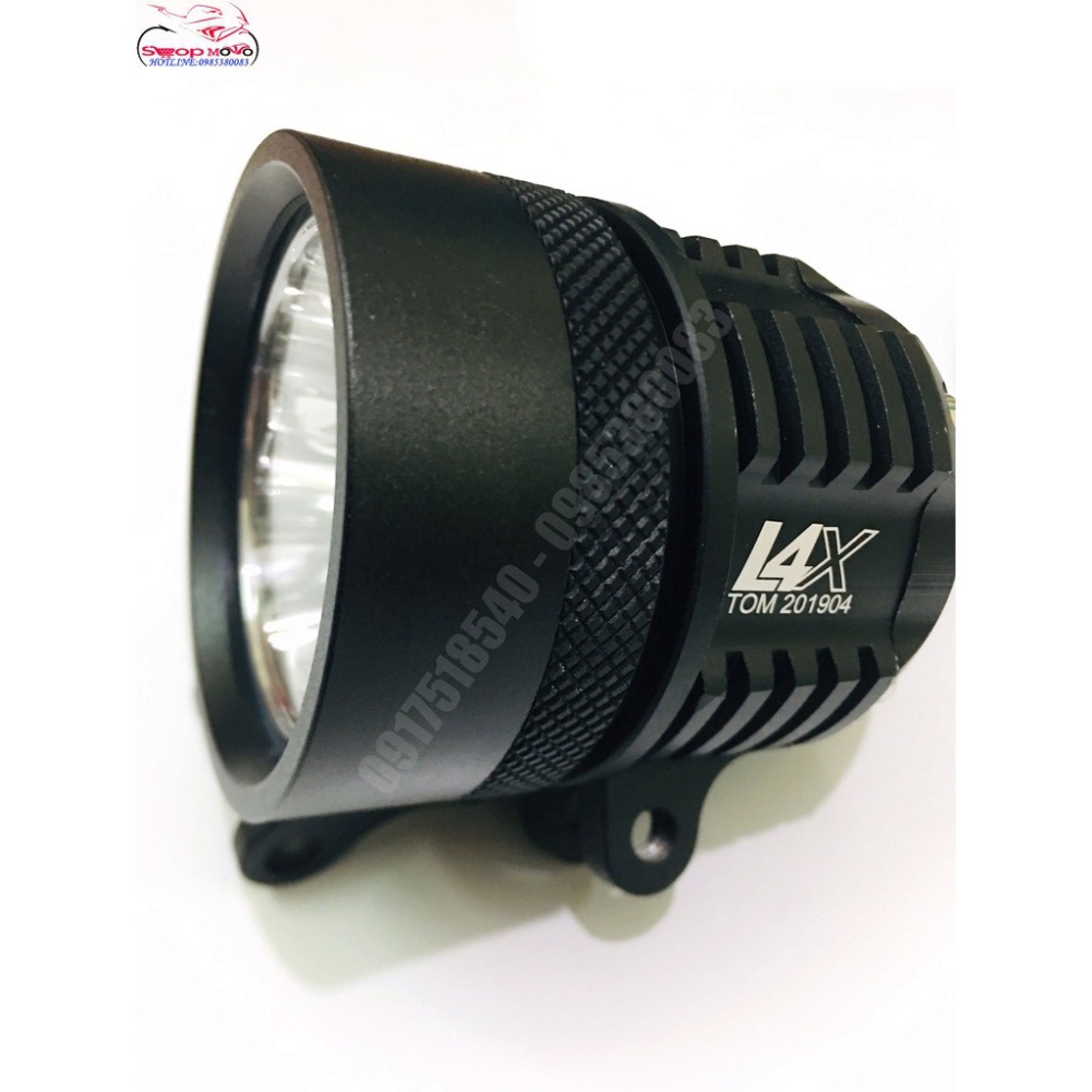 COMBOĐèn trợ sáng gắn chân Gương L4X full phụ kiện Ảnh thật Sp