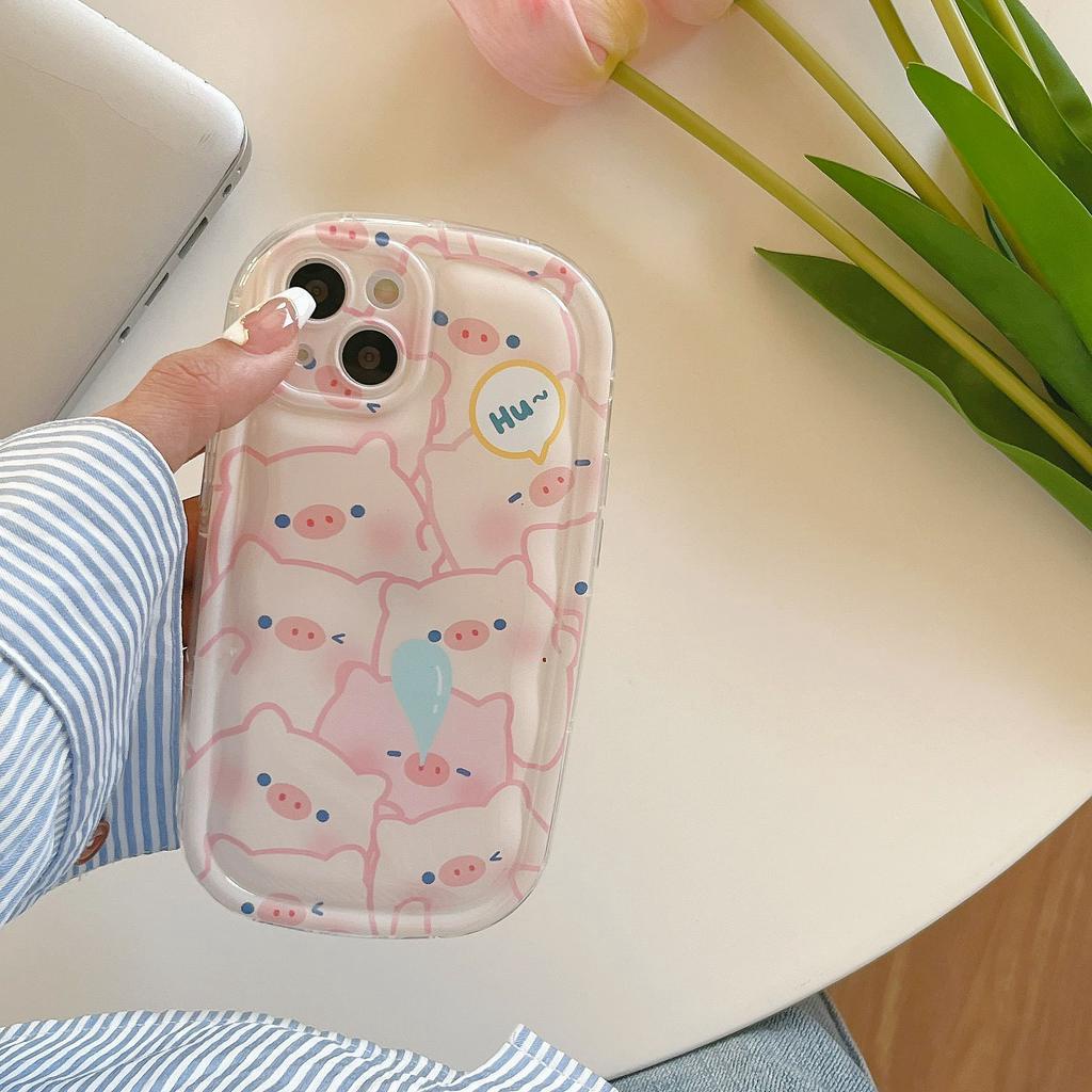 Ốp Điện Thoại Chống Sốc Họa Tiết Heo Pochacco Dễ Thương Cho iPhone 14Promax / 14Pro / 14 / 13Promax / 13Pro / 13 / 12 / 11