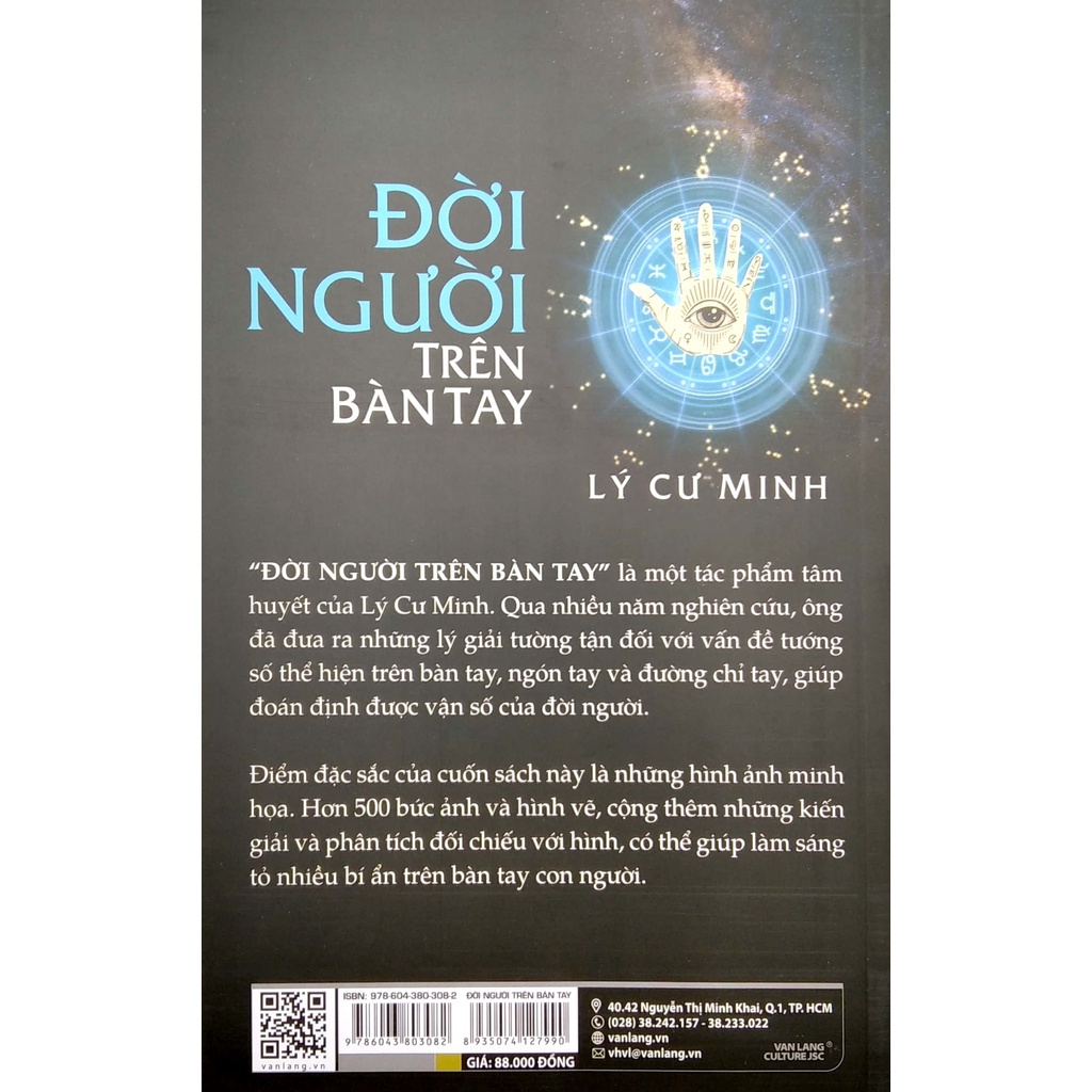 Sách - Giải Mã Những Bí Ẩn Trên Bàn Tay Con Người - Đời Người Trên Bàn Tay (Tái Bản 2022)(Vl)
