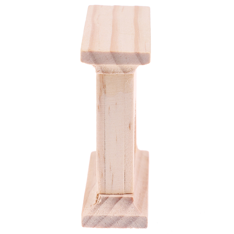 Lò Sưởi Bằng Gỗ Trang Trí Nhà Búp Bê Tỉ Lệ 1 / 12