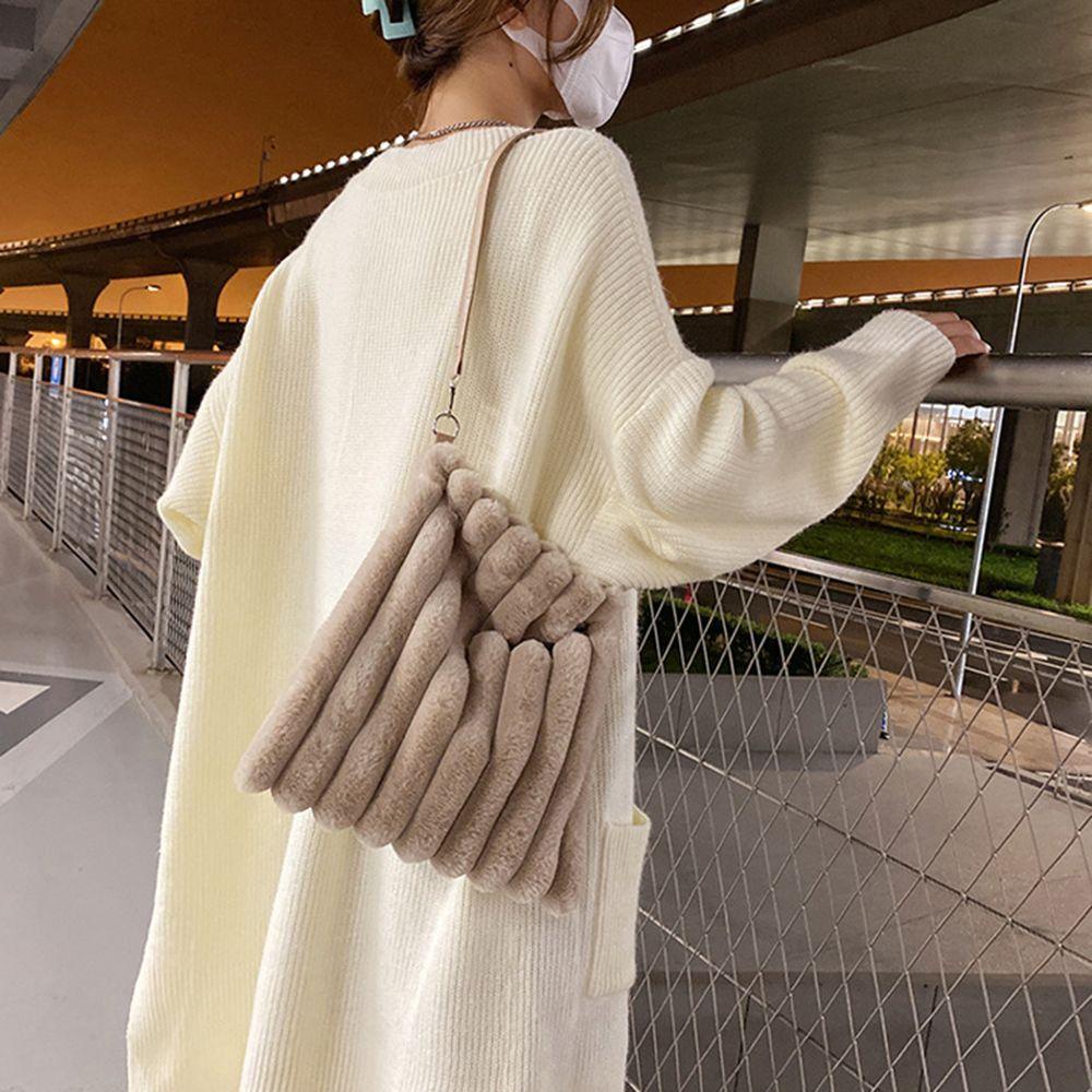 Túi Xách Lông Nhung Giữ Ấm Cỡ Lớn MIHAN1 Cho Nữ