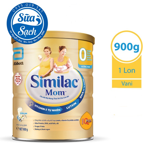 Sữa bột Similac Mom 900gr date mới