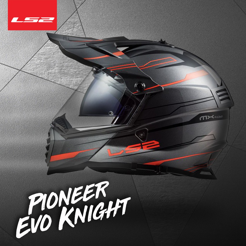 HOT Mũ bảo biểm Dual Sport LS2 MX436 PIONEER EVO  Bảo hành chính hãng