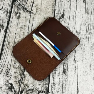 Bóp ví nam, Ví nam mini đựng thẻ, giấy tờ da bò handmade - MN626