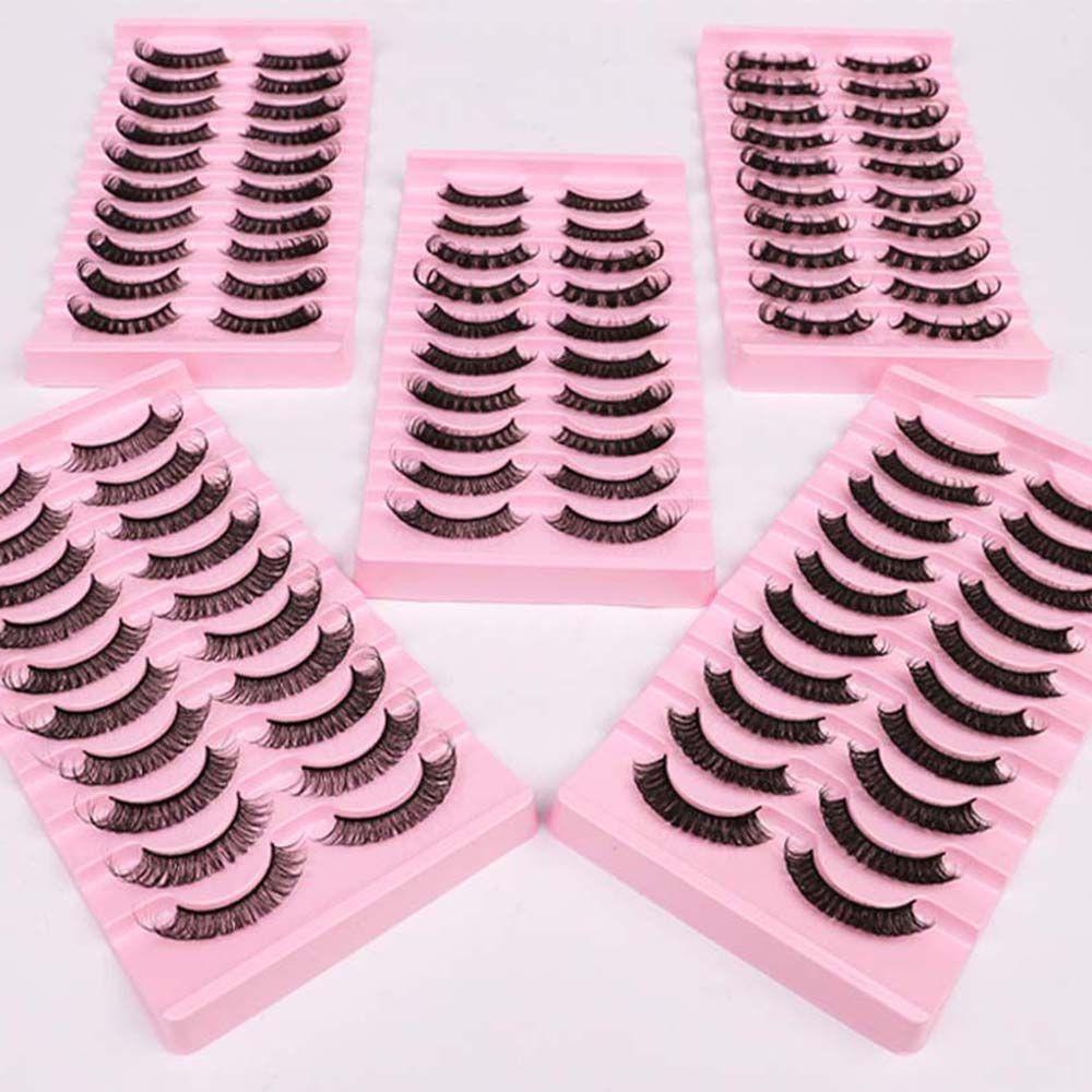 Lông Mi Giả Cong Mềm Mại Trang Điểm Phong Cách Nga