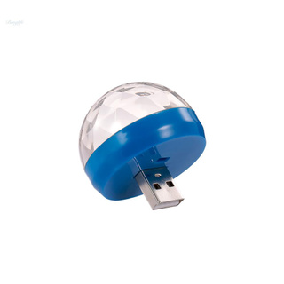 Ready in stock LED RGB Mini Light DJ KTV Disco Light Sound Control Magic Ball Lamp 4W for Car/Home and Festival