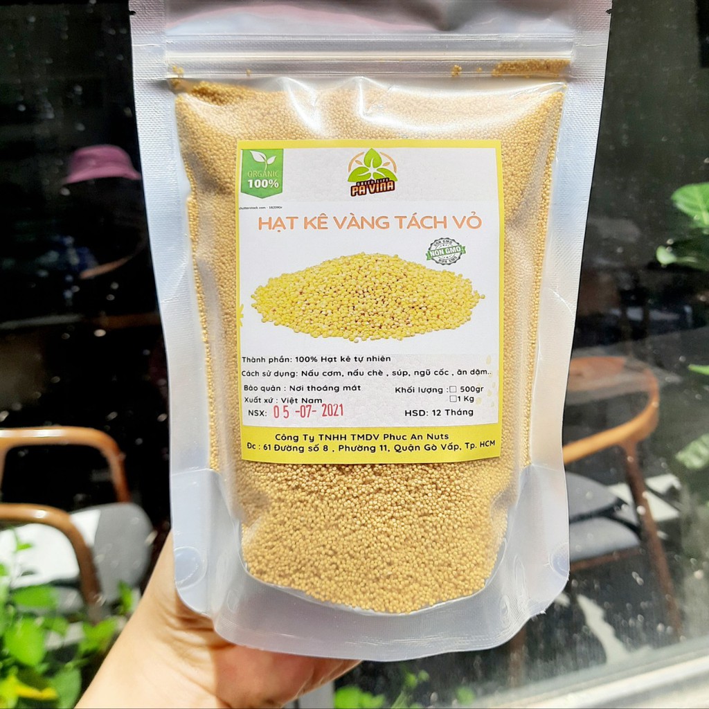 1 KG Hạt Kê Nếp giống thuần Non GMO ( Kê hạt nhỏ liti / Kê hạt to )