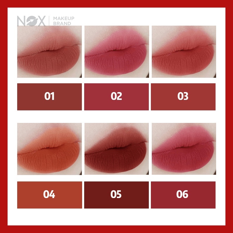 Son lì NOX màu siêu lì kết cấu kem quyến rũ cho nữ 2.1g | BigBuy360 - bigbuy360.vn