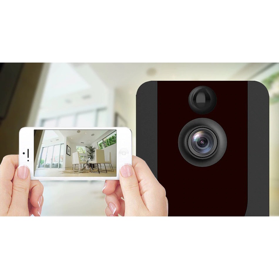 Chuông cửa không dây, Chuông cửa Camera EKEN không dây wifi V7 công nghệ thông minh sử dụng wifi hỗ trợ App xem từ xa