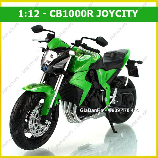 XE MÔ HÌNH TỈ LỆ 1:12 - HONDA CB1000R - JOYCITY - XANH LÁ - KHÔNG HỘP - 8662.4