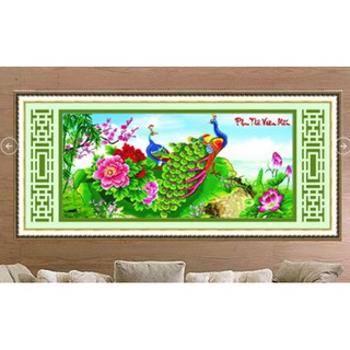 Phu thê viên mãn mã sp: eva61095-tranh gắn đá