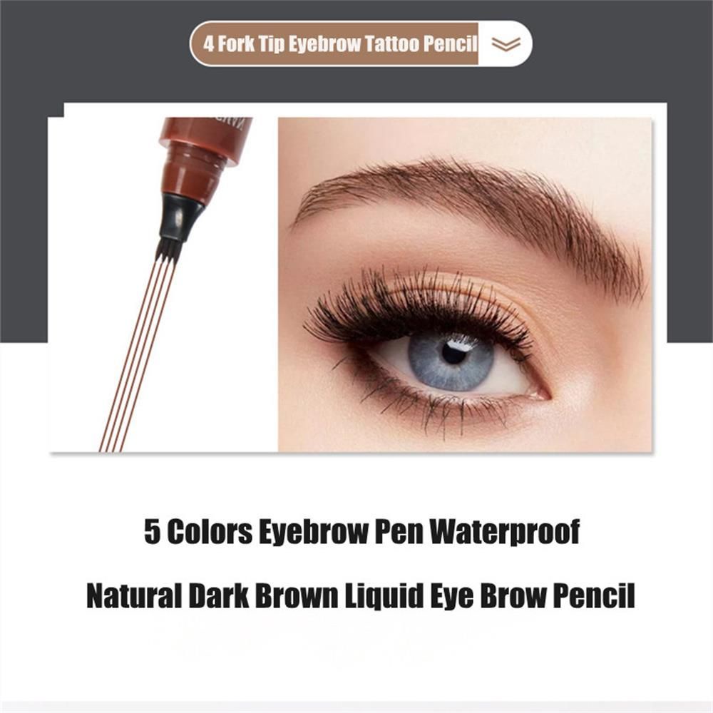 [Hàng mới về] Bút kẻ lông mày nhanh khô chống thấm nước lâu trôi dễ sử dụng