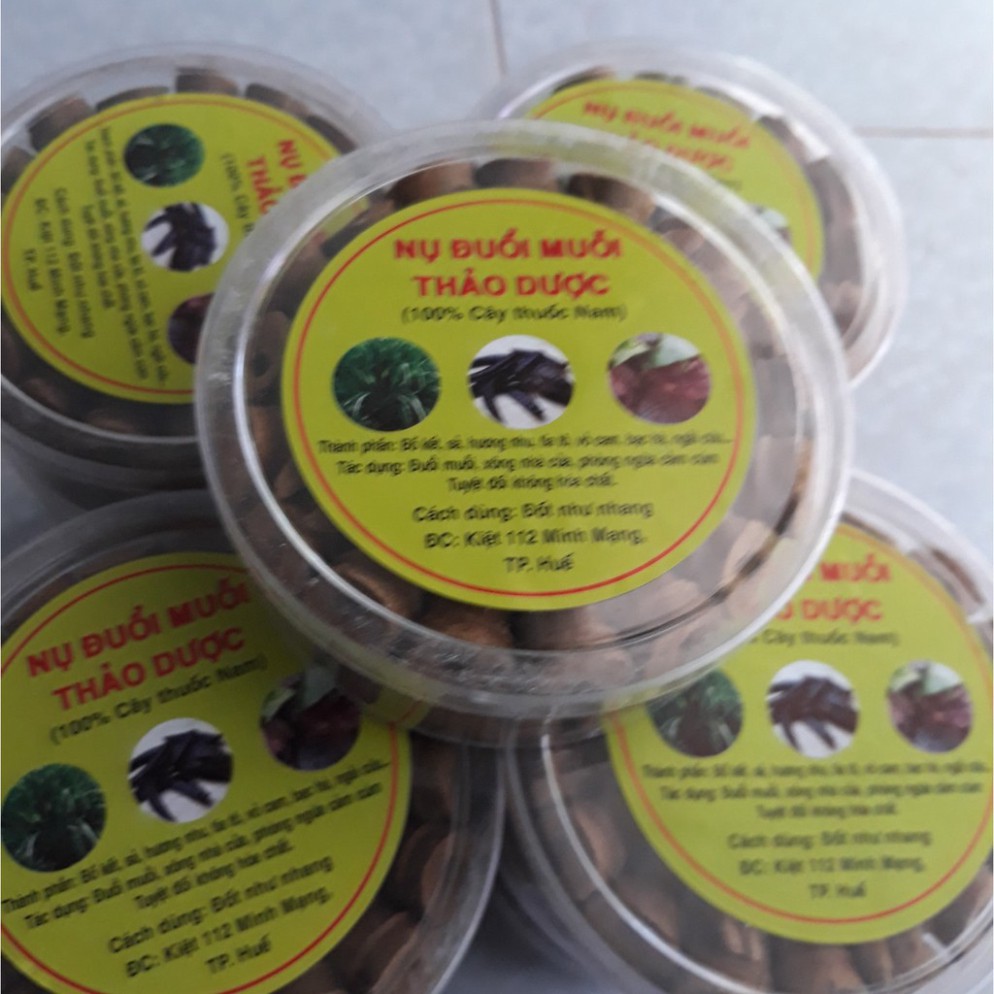 Hộp Nụ Đuổi Muỗi Thành Phần 100% Thảo Dược
