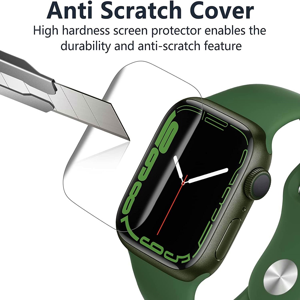 Kính Cường Lực Bảo Vệ Màn Hình Đồng Hồ Cho Apple Iwatch 45mm 41mm 44mm 40mm 42mm 38mm Iwatch Series 7 2 3 4 5 Se 6