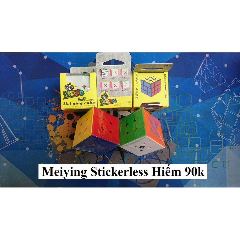 Rubik 3x3x3. FlagShip Siêu Giảm Giá Moyu Meiying Stickerless