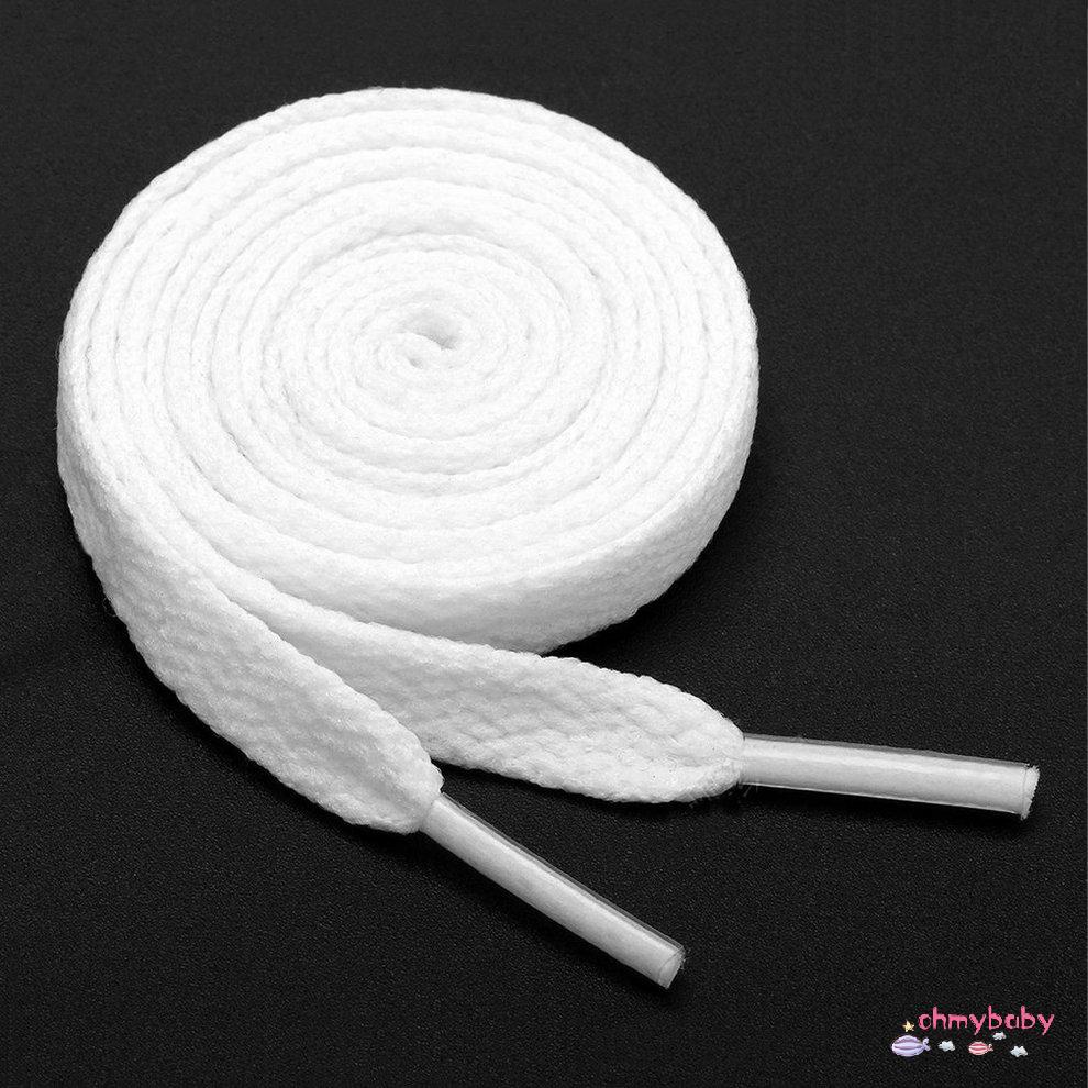 1pc Dây giày phẳng một lớp Nhiều màu Chất liệu Polyester rộng rãi Dây giày [8/12]
