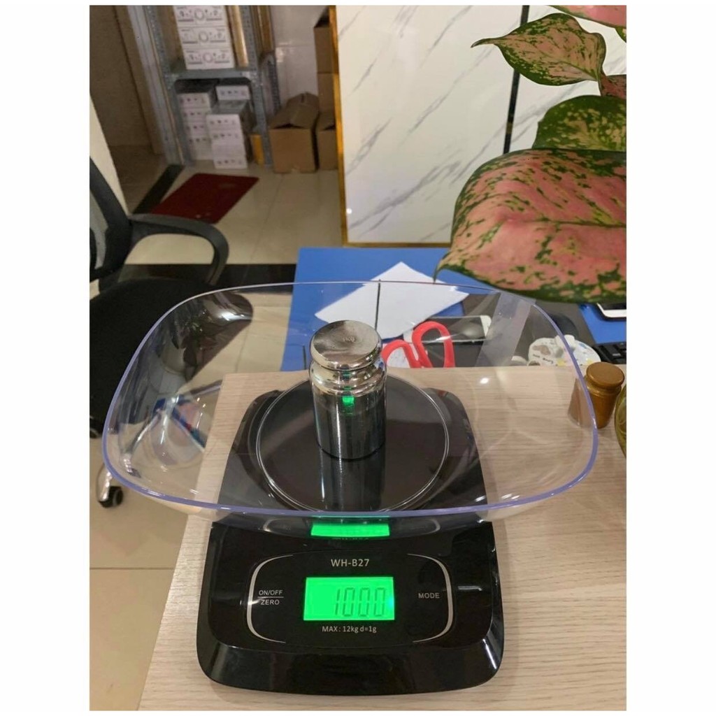 [BH 1 ĐỔI 1] Cân Điện Tử Nhà Bếp 5kg 1g WH B27 Tặng Măm Nhựa To Tela Shop - Bảo Hành 1 Năm