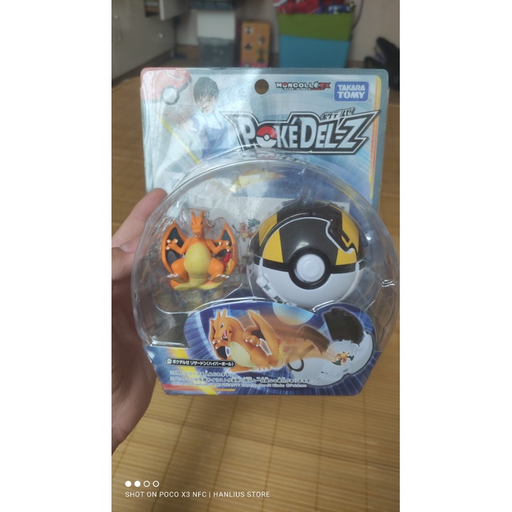 Mô hình Đồ chơi pokemon kèm pokepall xúc xắc chalizard