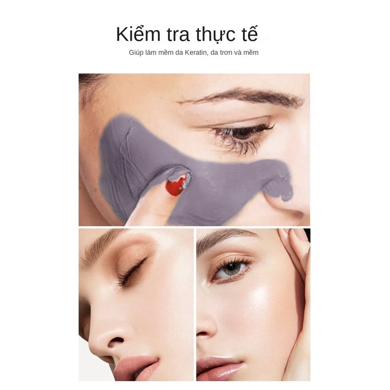 [Hàng mới về] 8 Mặt nạ đất sét HIISEES Axit Hyaluronic chiết xuất cà tím dưỡng ẩm làm sạch nhẹ nhàng lỗ chân lông 7.5g