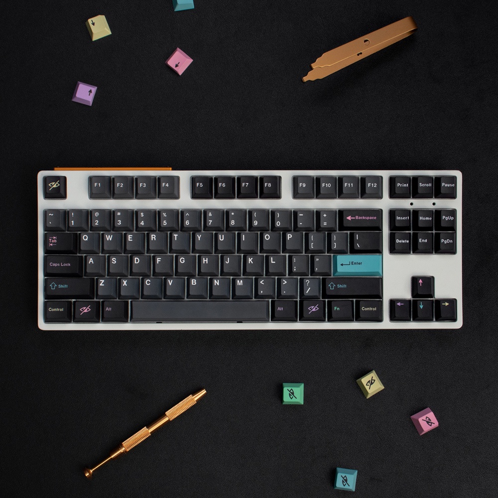 Bàn Phím Cơ PBT 130 Phím GMK Copy Dracula Chất Lượng Cao