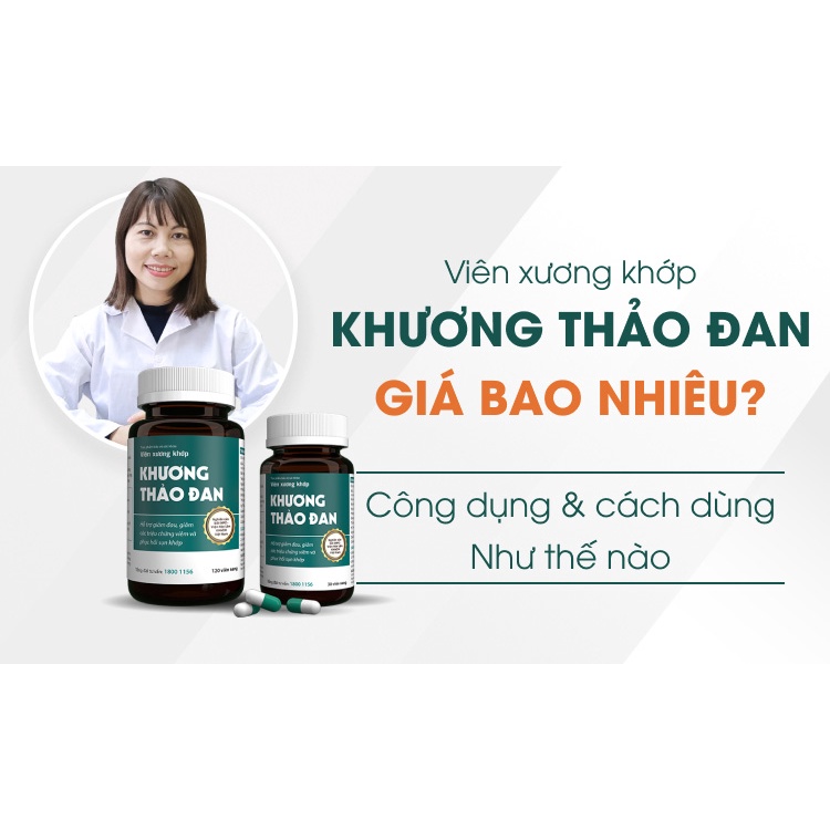 Khương Thảo Đan Mẫu mới - Có tem tích điểm - Hỗ trợ giảm đau nhức xương khớp, đau mỏi cổ vai gáy