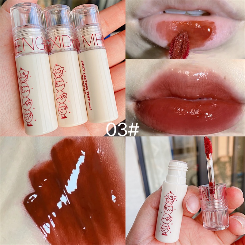 Local Stock Cash on Delivery Cherrylove Son Kem Lì MengXiDuo CHERRYLOVE Mini Juicy Lâu Trôi Chống Thấm Trang Điểm Làm Đẹp Phong Cách Địa Phương