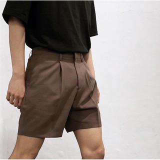 SHORTS BASIC đen, xám - quần tây ngắn nam "CHUỘT TRẮNG" có big size
