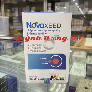 Thực phẩm bảo vệ sức khỏe NOVAXEED hộp 16 gói giúp hỗ trợ sức khỏe nam giới