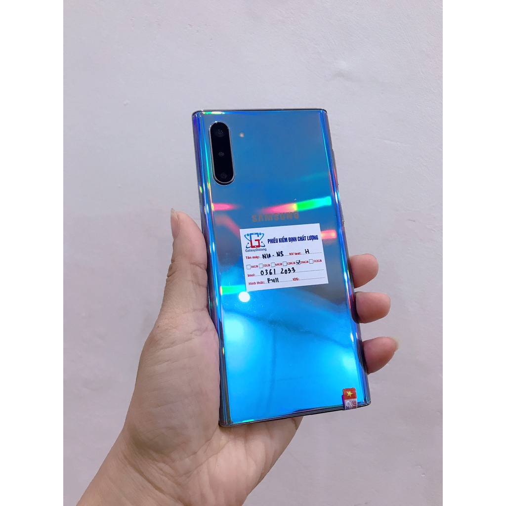 Điện Thoại Galaxy Note 10 Quốc Tế Bảo Hành 12 Tháng 1. Camera Siêu Đẹp, Ram 8GB, Vân Tay Siêu Âm, Màn 6.8 , Siêu Mượt