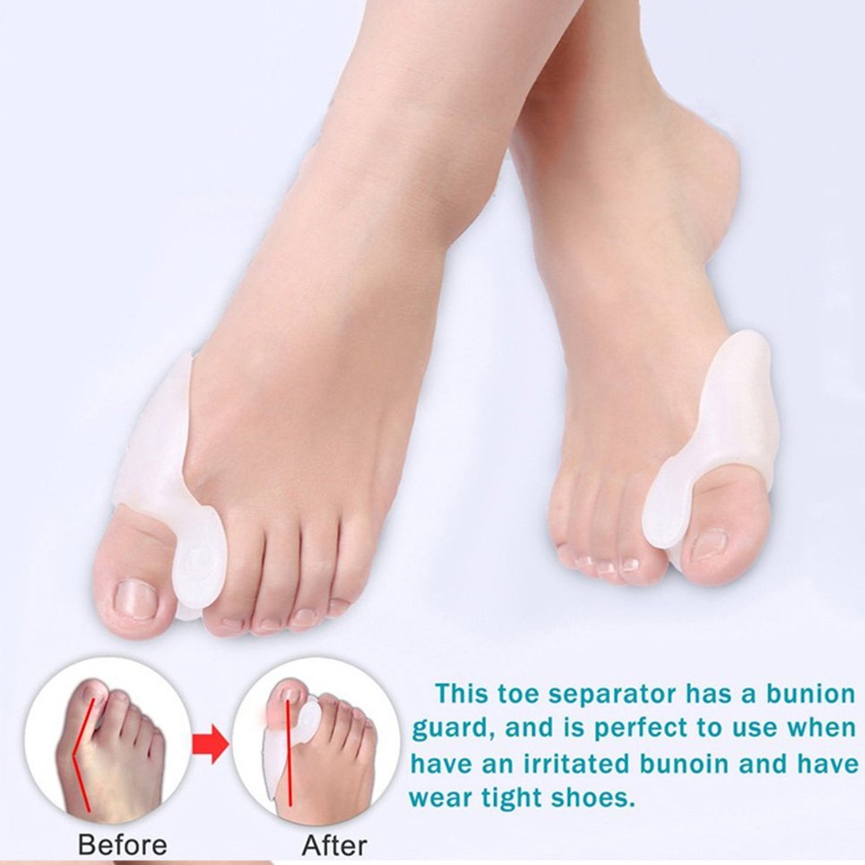 7PCS/SET Bunion Sleeves Hallux Valgus Corrector Alignment Toe Separator