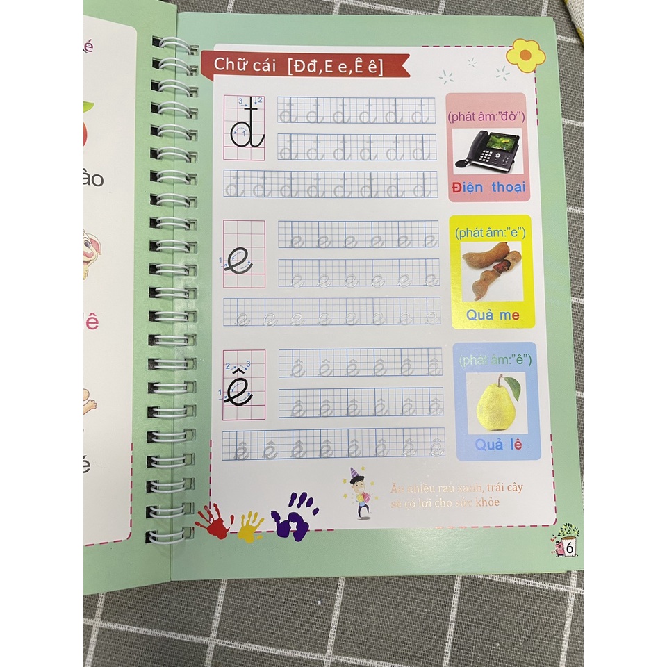 Bộ sách 3 Quyển Luyện Viết Thần Kỳ Tự Xóa Chữ Đẹp - Số Đẹp - Nét Cơ Bản Phiên Bản Chuẩn Tiếng Việt – Thanh Nga