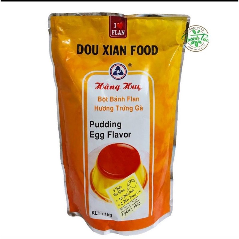 BỘT PUDDING HÀNG HUY VỊ SOCOLA, KHOAI MÔN, TRỨNG (thạch, topping, flan, rau câu..)