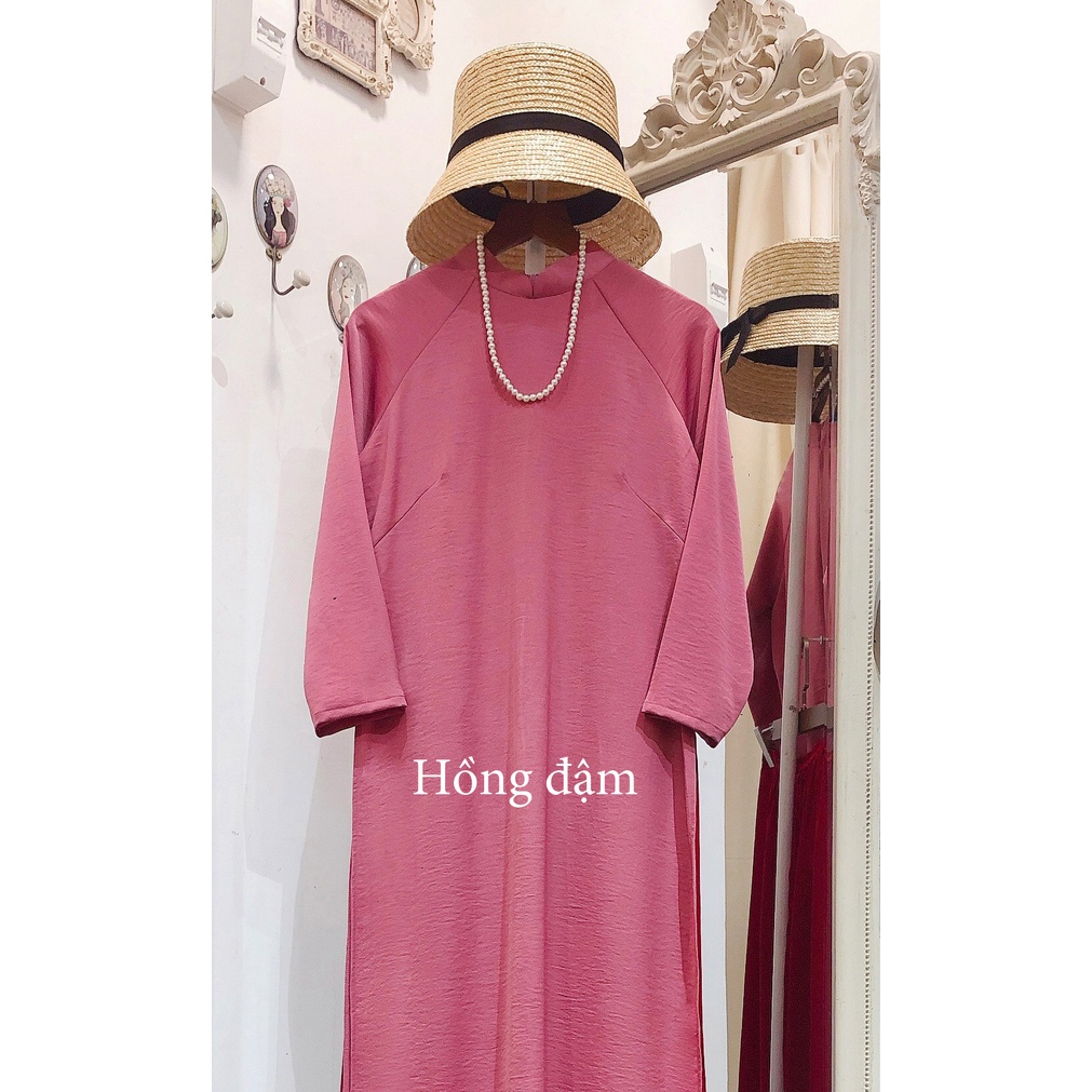 Áo Dài và Quần lẻ Tây Thi Màu Trơn