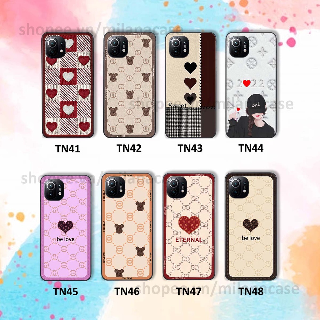 Ốp Xiaomi Mi 11 / Mi 11T / Mi 11 Lite hình trái tim be love tình yêu siêu đẹp, cá tính, thời trang
