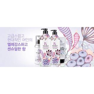 Cặp dầu gội xả Kerasys nước hoa Perfume Elegance & Sensual 600ml