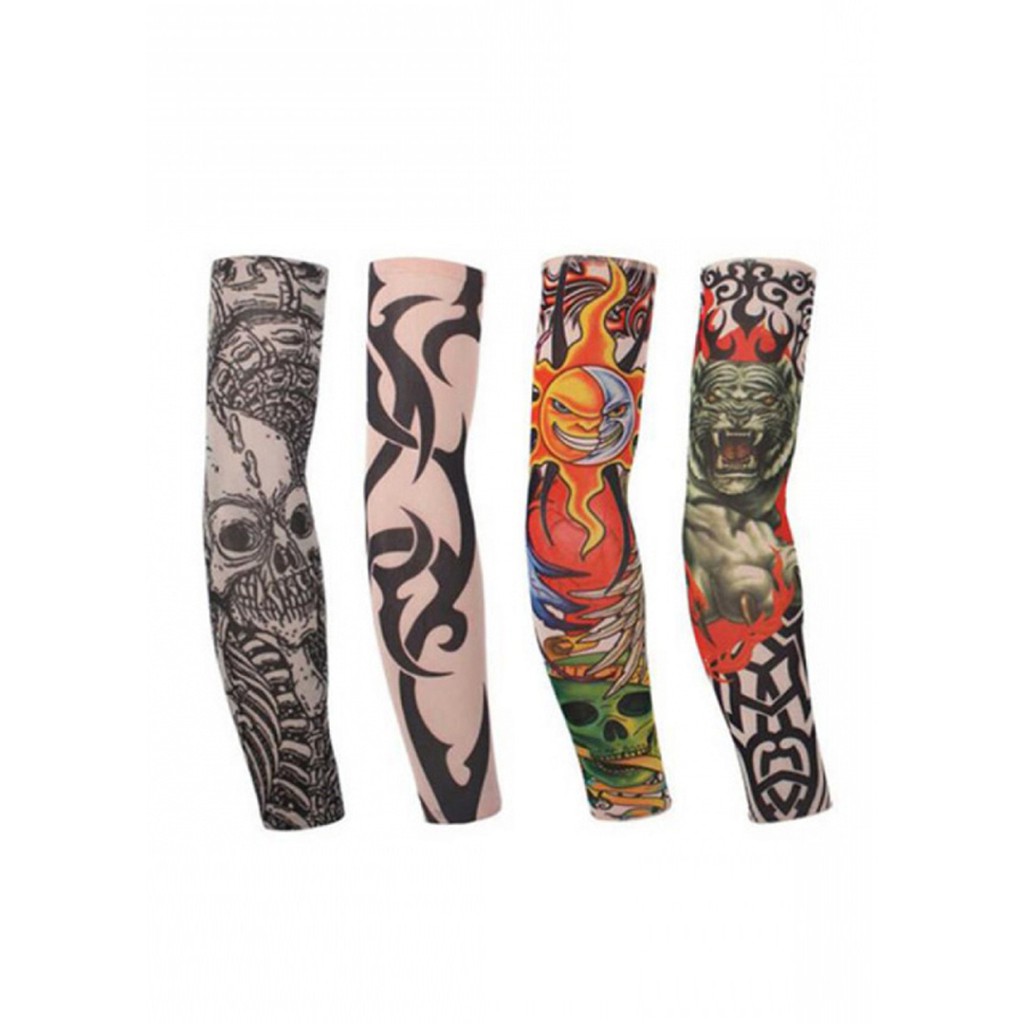 Bộ 2 Găng tay hình xăm tattoo (Mẫu ngẫu nhiên)