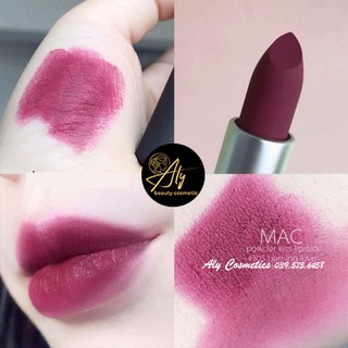 [CAM KẾT 💯] Son MAC Burning Love 305 Màu dỏ tím mận kiêu kì – Power kiss lipstick