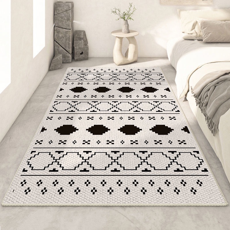 Thảm Nhung Tròn Lót Sàn Trang Trí Phòng Khách / Phòng Ngủ Phong Cách Bohemian