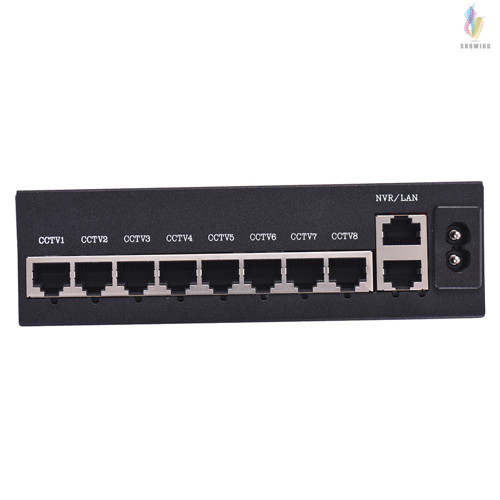 Bộ Chuyển Đổi Mạng Qua Ethernet 1.6gbps Ieee 802.3at 10 / 100mbps