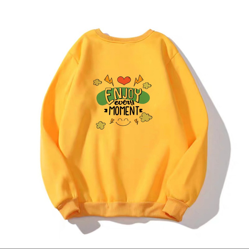 Áo Sweater chui đầu nữ dễ thương William DS62 - Chất liệu nỉ ngoại mềm mịn, giữ ấm tốt