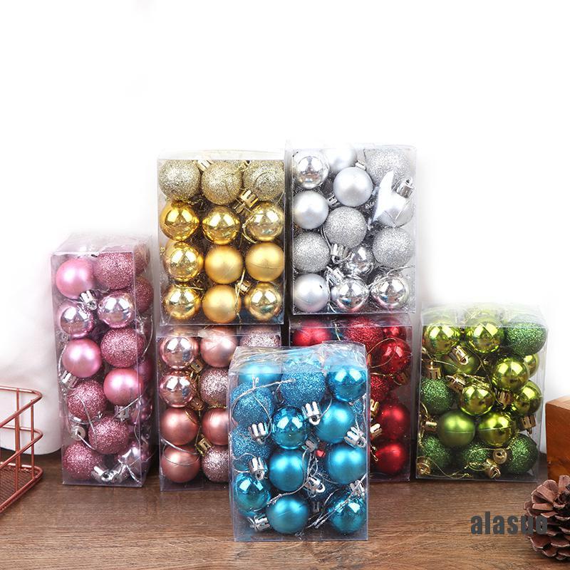 Bộ 24 Trái Cây Nhân Tạo Trang Trí Giáng Sinh